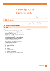 Environmental chemistry olevel (1)