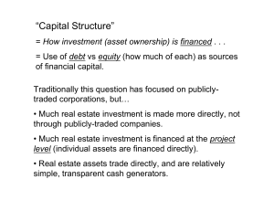 10 Capital structure debt vs equity