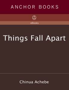  OceanofPDF.com Things Fall Apart - Chinua Achebe