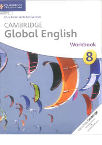 Cambridge Global English Stage 8 Workboo
