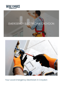 Emergency Electrician Croydon