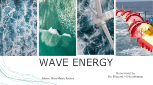 Wave energy