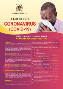 COVID-19 Fact Sheet