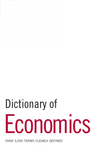 Dictionary of Economics Over 3, 000 Terms Clearly Defined PDFDrive
