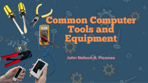 Q2 Lesson 1 Common Tools and Equipment in CSS (1)