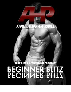 ahp beginner blitz by dr-joel seedman advanced human performance