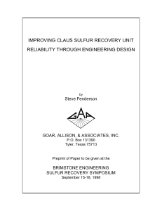 improving-claus-sulfur-recovery-unit-reliability