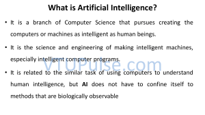 Artificial Intelligence: Introduction & Concepts