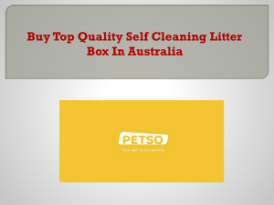Buy Top Quality Self Cleaning Litter Box In Australia