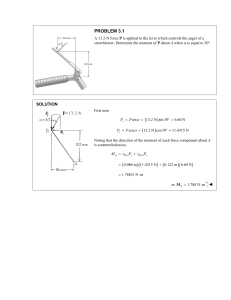 CHAPTER 3 SOLUTIONS MANUAL - Vector Mechanics for Engineers: Statics, 7th Edition in SI Units