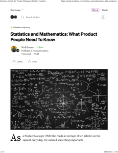 Statistics & Math for Product Managers: What to Know