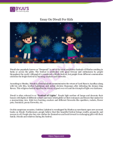 Essay-On-Diwali