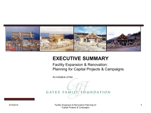 Capital Campaigns - Bill and Melinda Gates Foundation