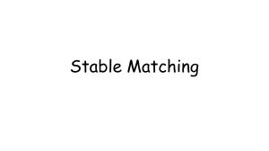 02 Stable Matching