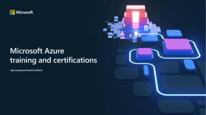 Azure Training + Certification Guide 