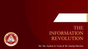 the information revolution