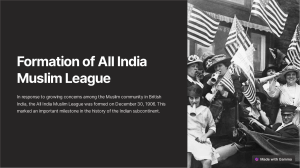 Formation-of-All-India-Muslim-League
