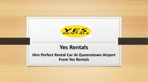 Hire Perfect Rental Car At Queenstown Airport From Yes Rentals