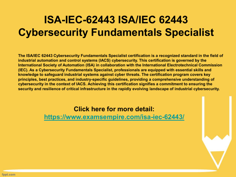 ISA-IEC-62443 Zertifikatsdemo