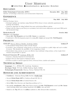 Uday Mehtani Resume-1