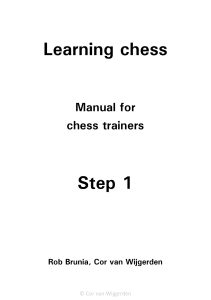 Learning Chess Step 1 Manual 2