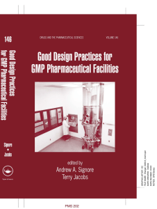 Good Design Practices for GMP Pharmaceutical Facilities