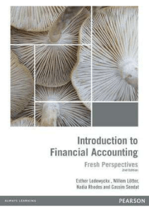 INTRODUCTION TO FINANCIAL ACCOUNTING - FRESH PERSPECTIVES