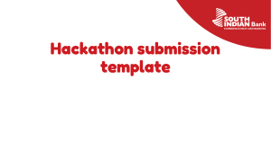 Hackathon Submission Template: Personalized Banking App