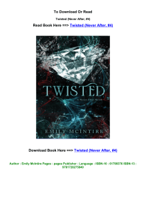 download PDF Twisted Never After  4 BY Emily McIntire