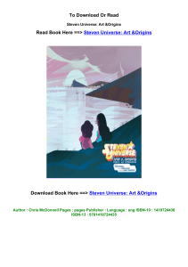 ePub DOWNLOAD Steven Universe Art  Origins by Chris McDonnell