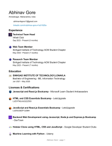 Resume-Abhinav-Gore