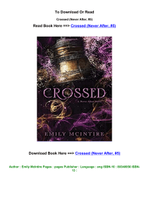 pdf DOWNLOAD Crossed Never After  5 By Emily McIntire