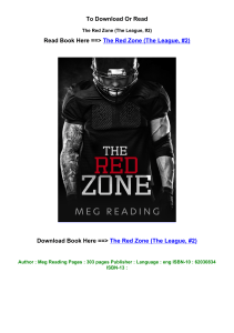 EPUB download The Red Zone The League  2 BY Meg Reading