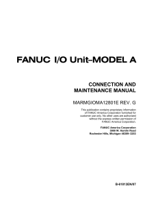 FANUC I O Unit-MODEL A CONNECTIONS and INDICATORS