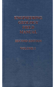Engineering Geology Field Manual 2nd Edition Vol1