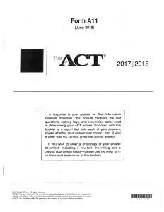 ACT A11 