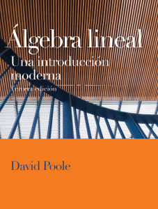 Algebra lineal David Poole