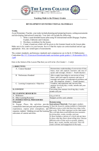 Teaching Math-MIDTERMS