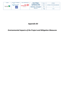 Env.impacts & mitigat.measures