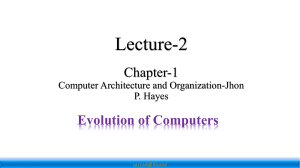 Lecutre-2 Evolution of Computers