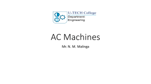 Module 7 - AC Machines- Electrical Trade Theory n2