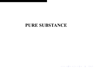 week 7 Pure substance