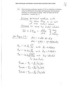 sol-heat conduction