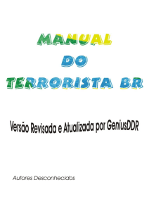 Manual do terrorista Br - autor desconhecido