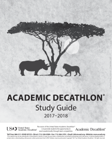 Academic-Decathlon-Study-Guide