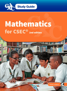 caribbean maths for csec study guide