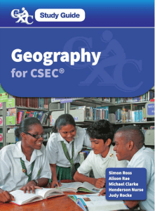 CXC Study Guide - Geography for CSEC