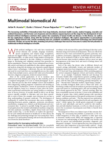 Multimodal Biomedical AI: Opportunities & Challenges