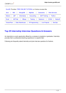 internship-interview-questions