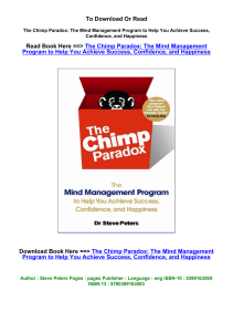Download epub The Chimp Paradox The Mind Management Program to Help You 